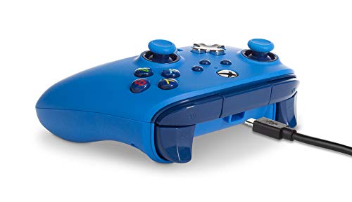 PowerA Enhanced Wired Controller (Blue) - (XSX) Xbox Series X Video Games PowerA   