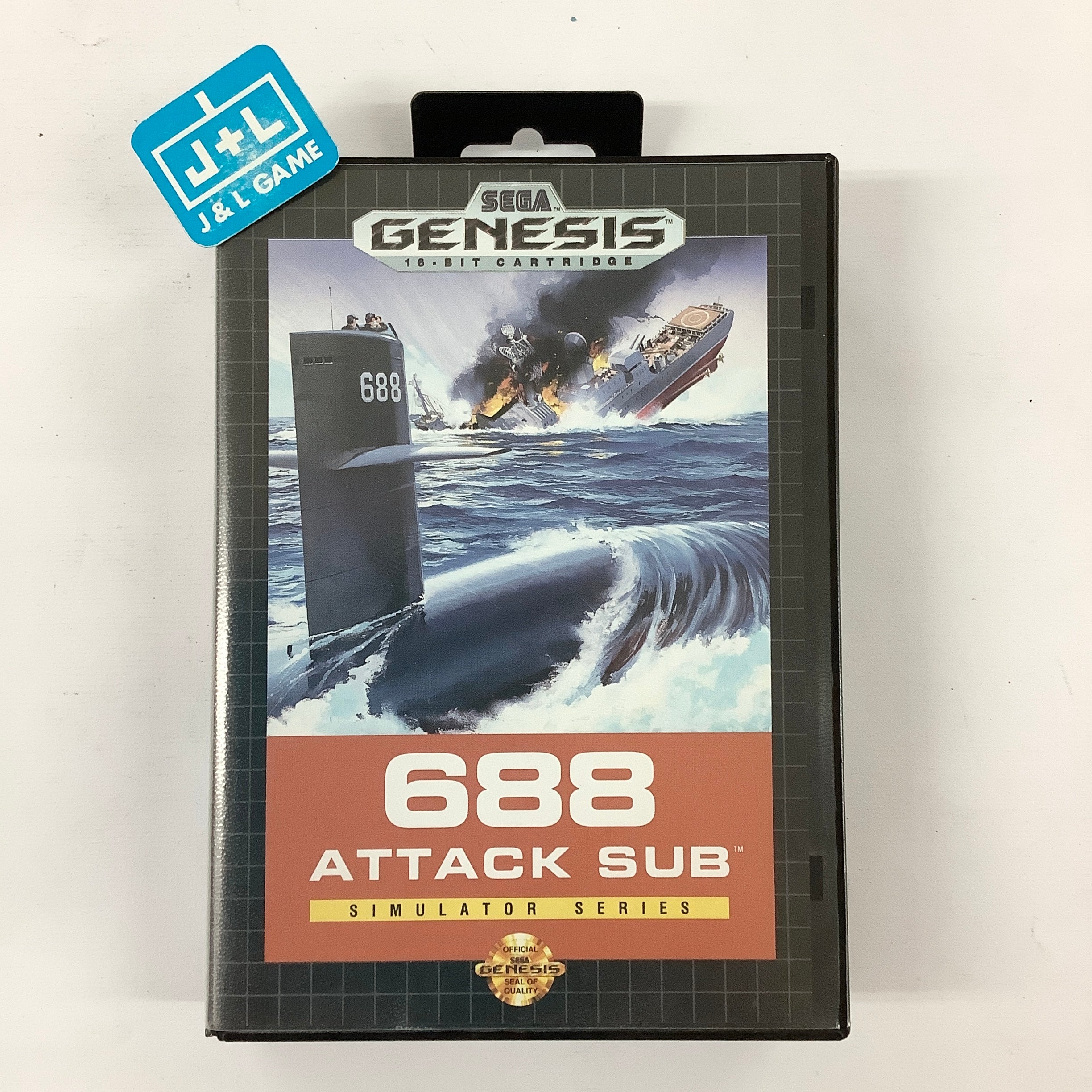 688 Attack Sub - (SG) SEGA Genesis  [Pre-Owned] Video Games Sega   