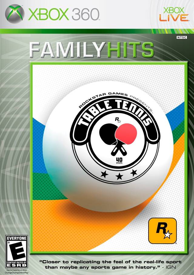 Table Tennis (Family Hits) - Xbox 360 [Pre-Owned] Video Games Rockstar Games   