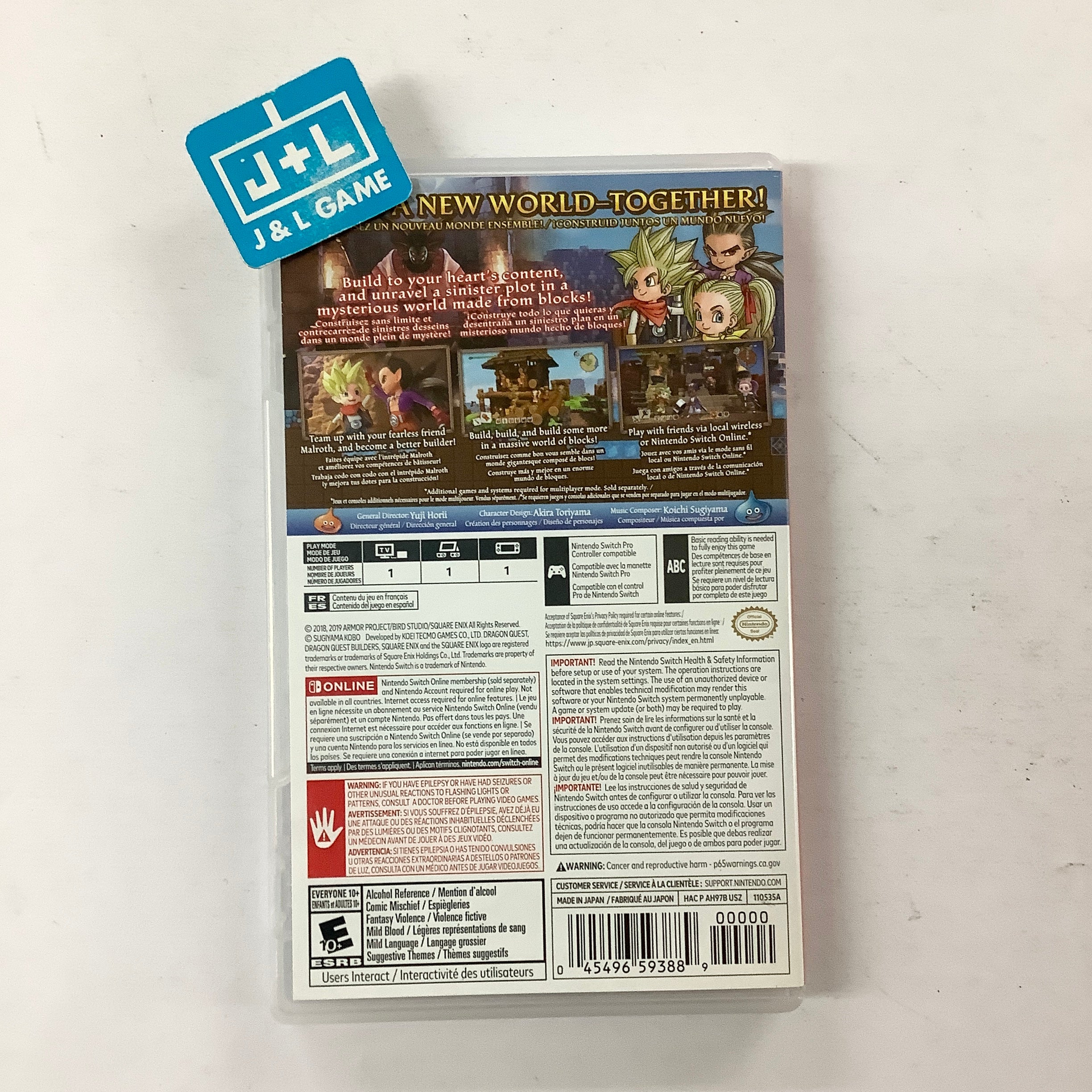 Dragon Quest Builders 2 - (NSW) Nintendo Switch [Pre-Owned] Video Games Square Enix   