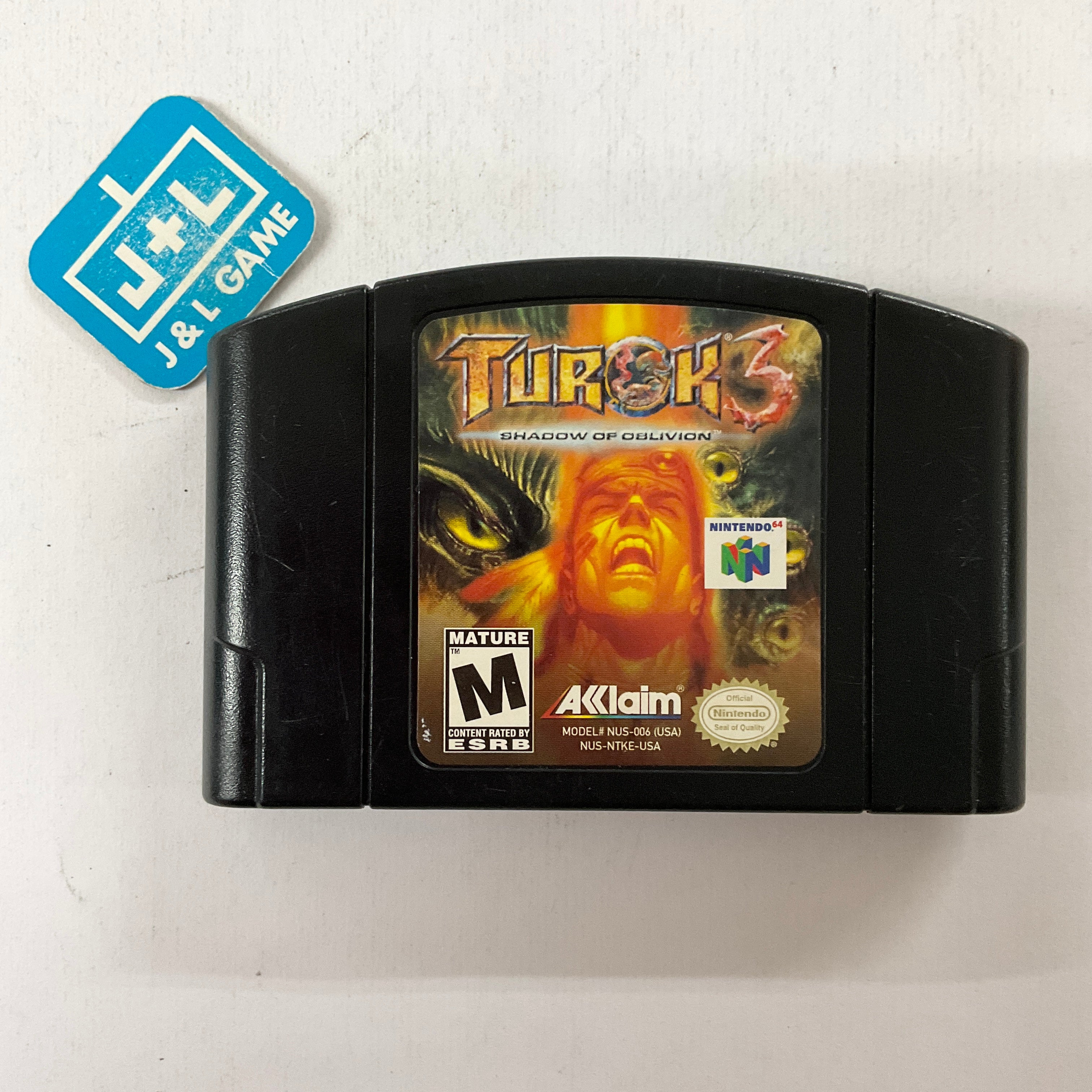 Turok 3: Shadow of Oblivion - (N64) Nintendo 64 [Pre-Owned] Video Games Acclaim   