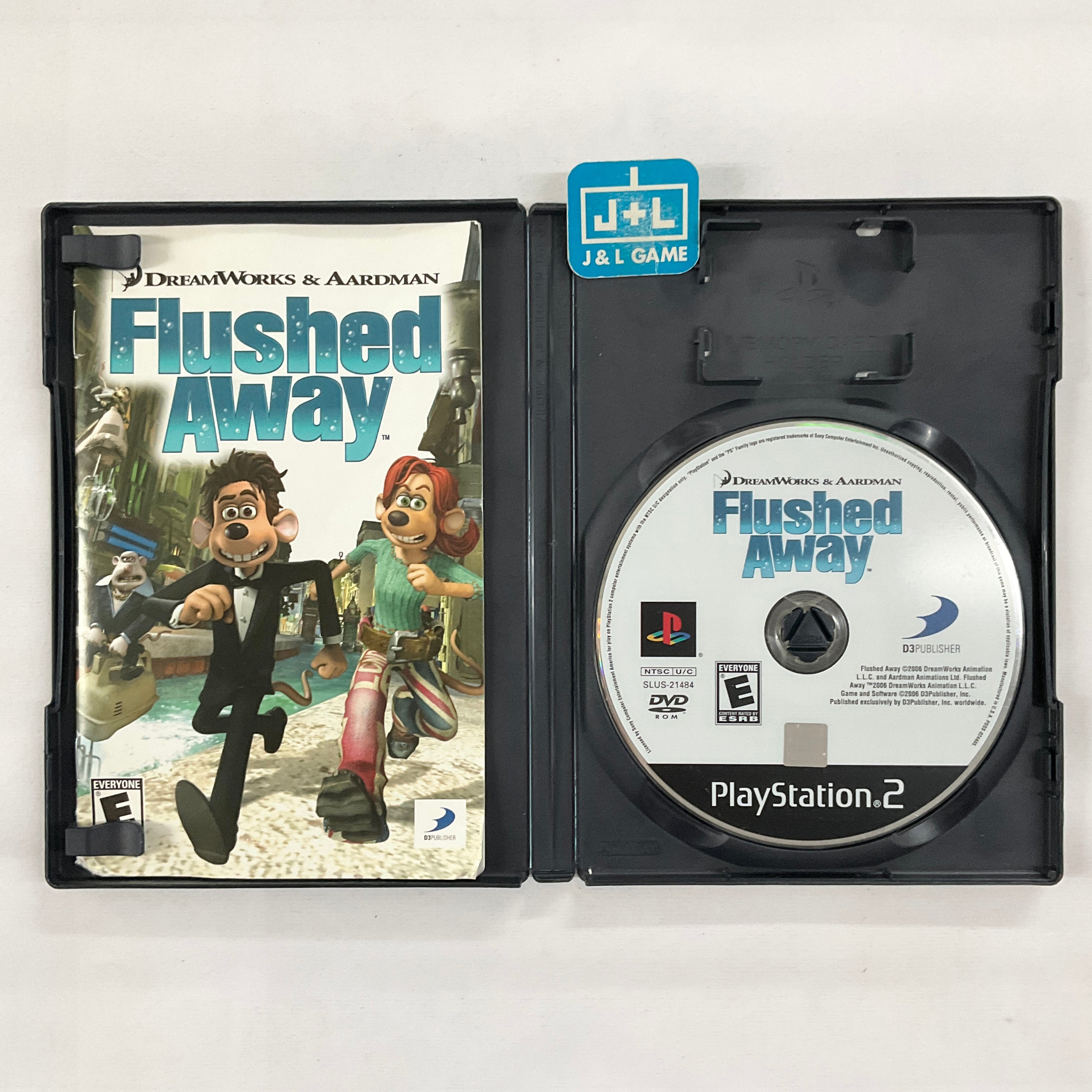 DreamWorks & Aardman Flushed Away - (PS2) PlayStation 2 [Pre-Owned] Video Games D3Publisher   