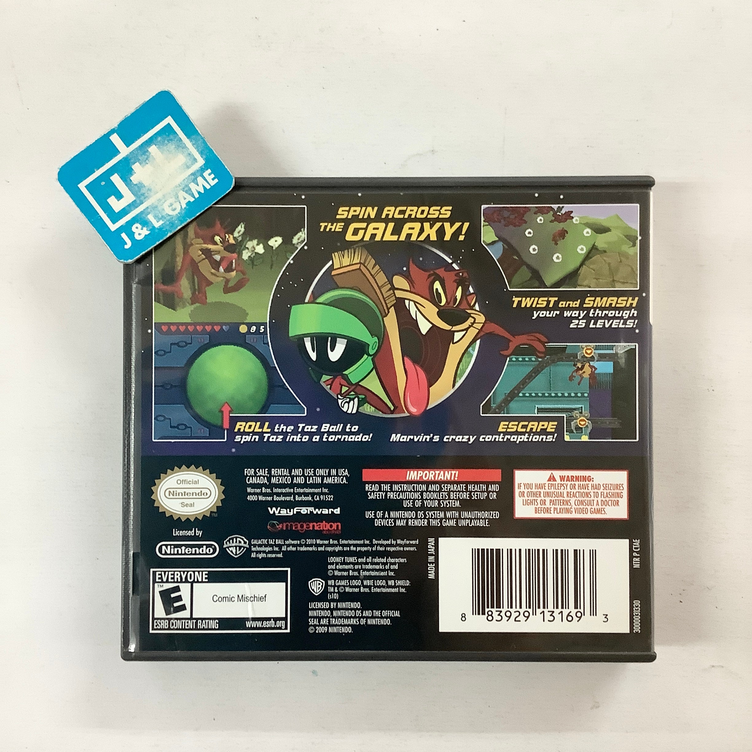 Galactic Taz Ball - (NDS) Nintendo DS [Pre-Owned] Video Games Warner Bros. Interactive Entertainment   