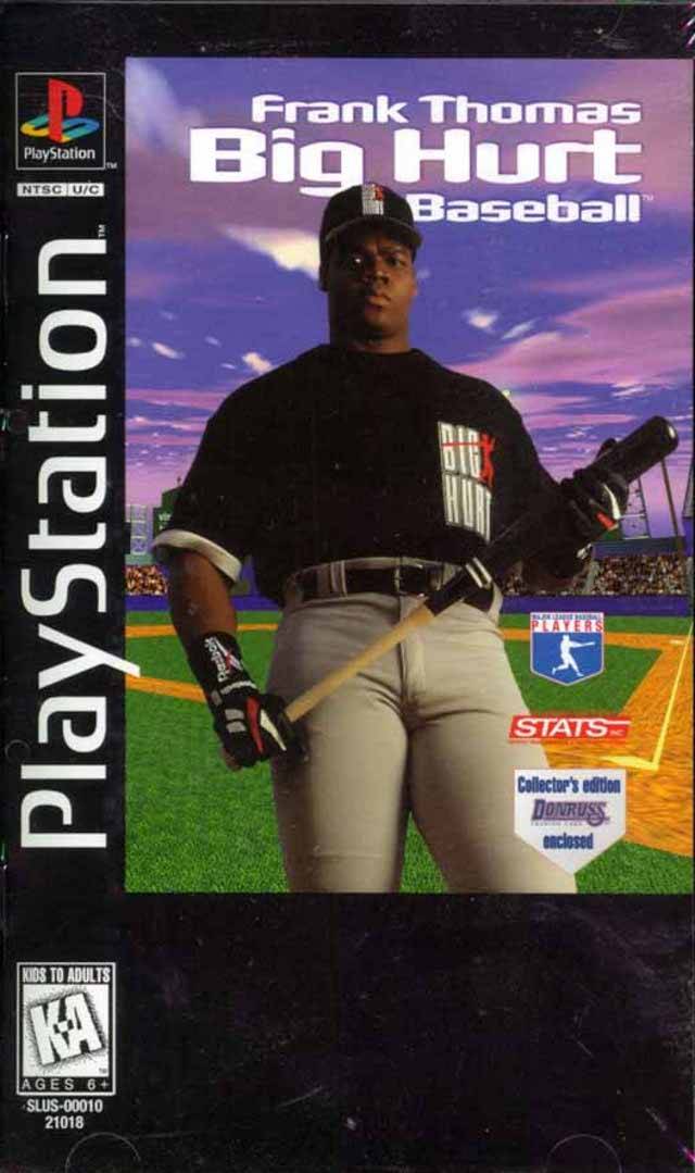 Frank Thomas Big Hurt Baseball (Long Box) - (PS1) Playstation 1 [Pre-Owned] Video Games Acclaim   