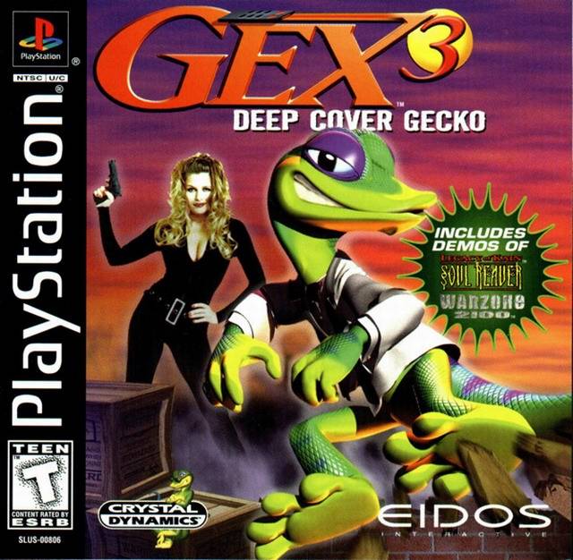 Gex 3: Deep Cover Gecko - (PS1) Playstation 1 [Pre-Owned] Video Games Eidos Interactive   