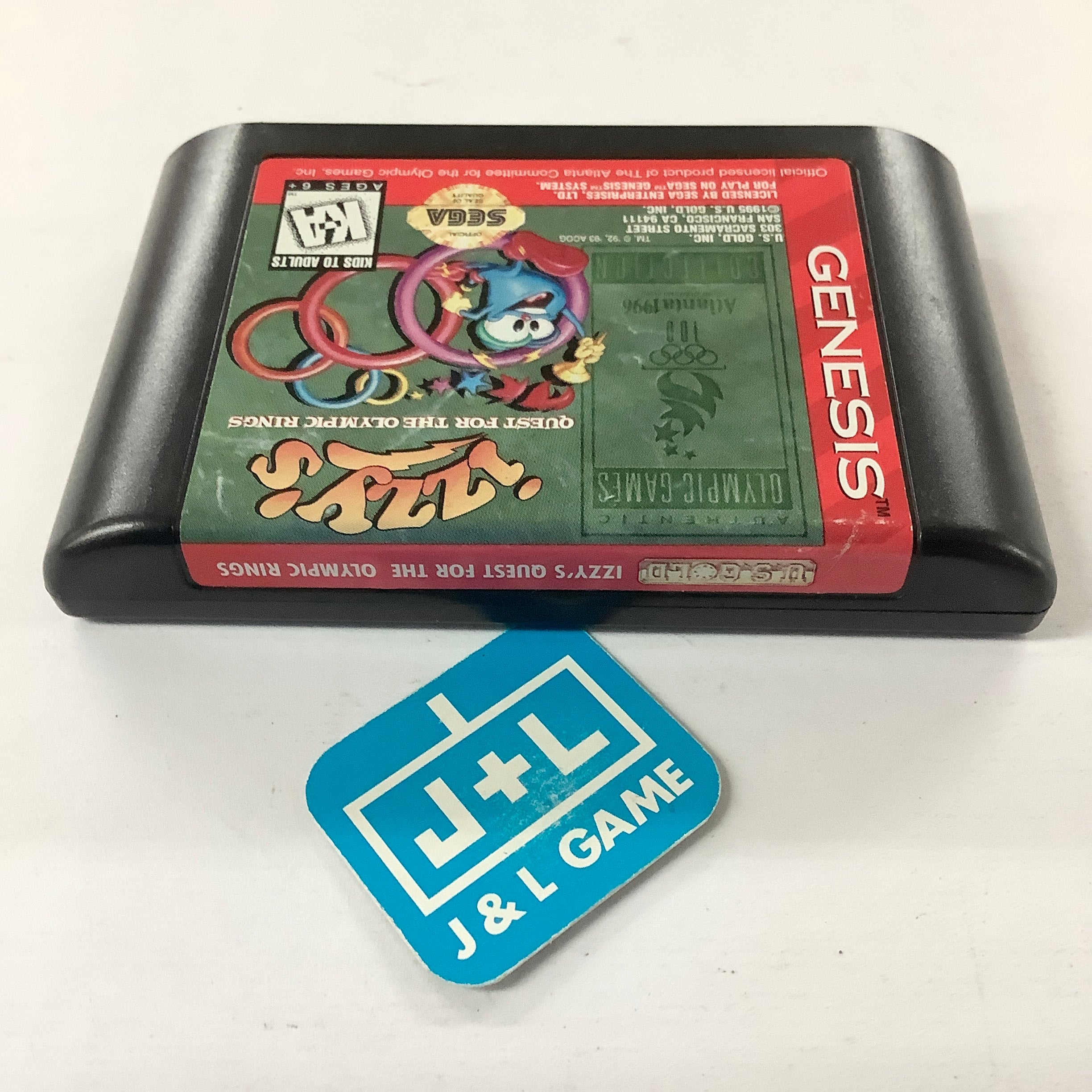 Izzy's Quest for the Olympic Rings - (SG) SEGA Genesis [Pre-Owned] Video Games U.S. Gold   