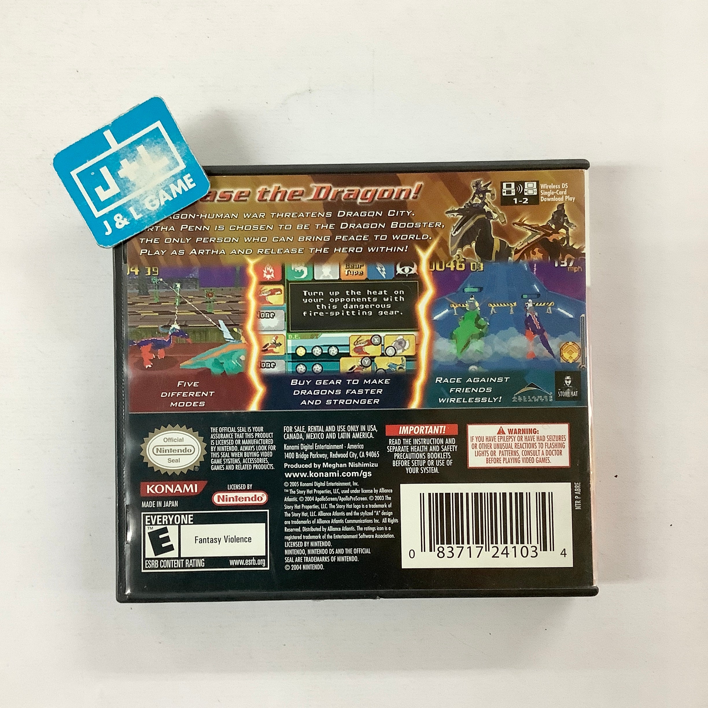 Dragon Booster - (NDS) Nintendo DS [Pre-Owned] Video Games Konami   