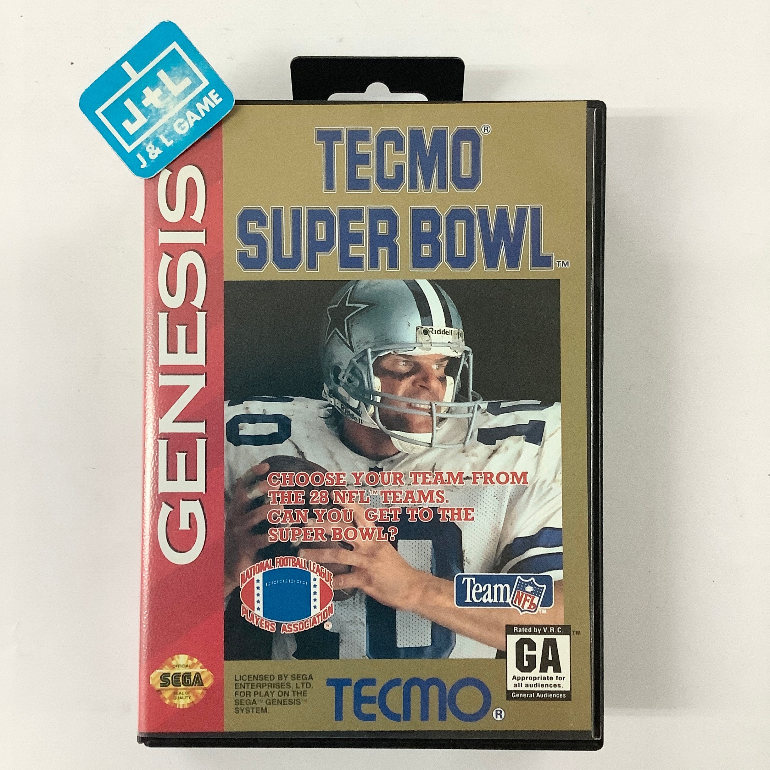 Tecmo Super Bowl - (SG) SEGA Genesis [Pre-Owned] Video Games Tecmo   