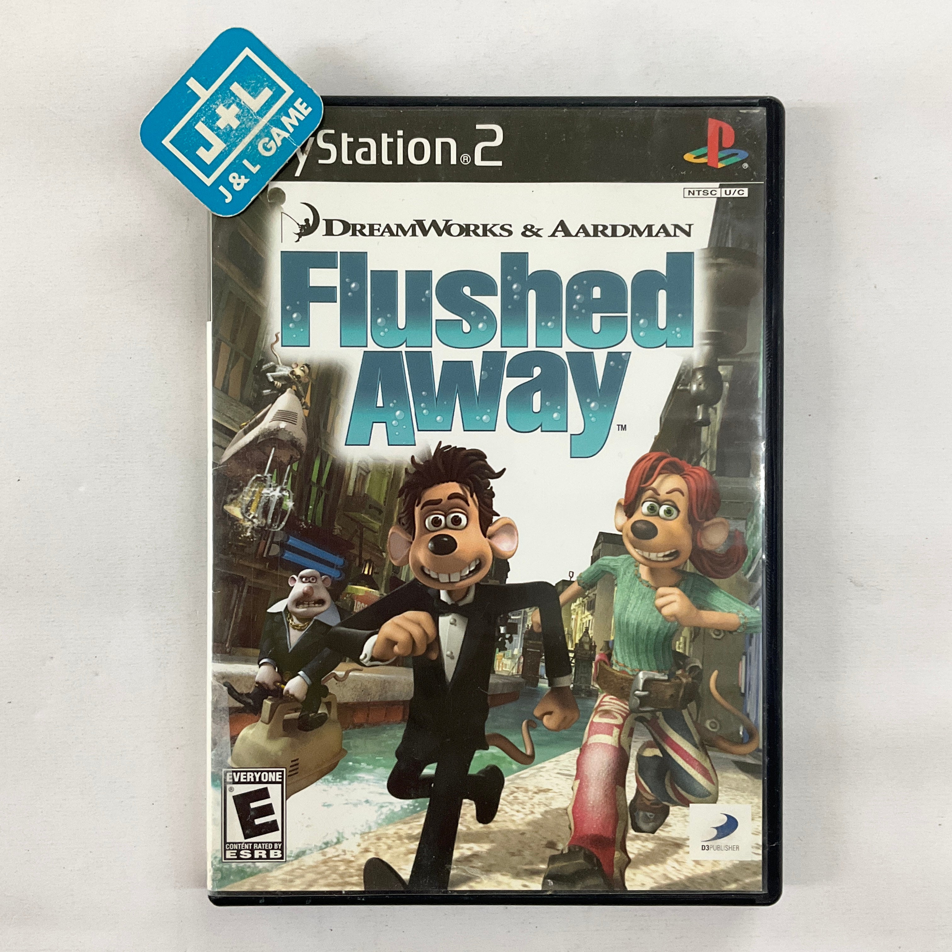 DreamWorks & Aardman Flushed Away - (PS2) PlayStation 2 [Pre-Owned] Video Games D3Publisher   