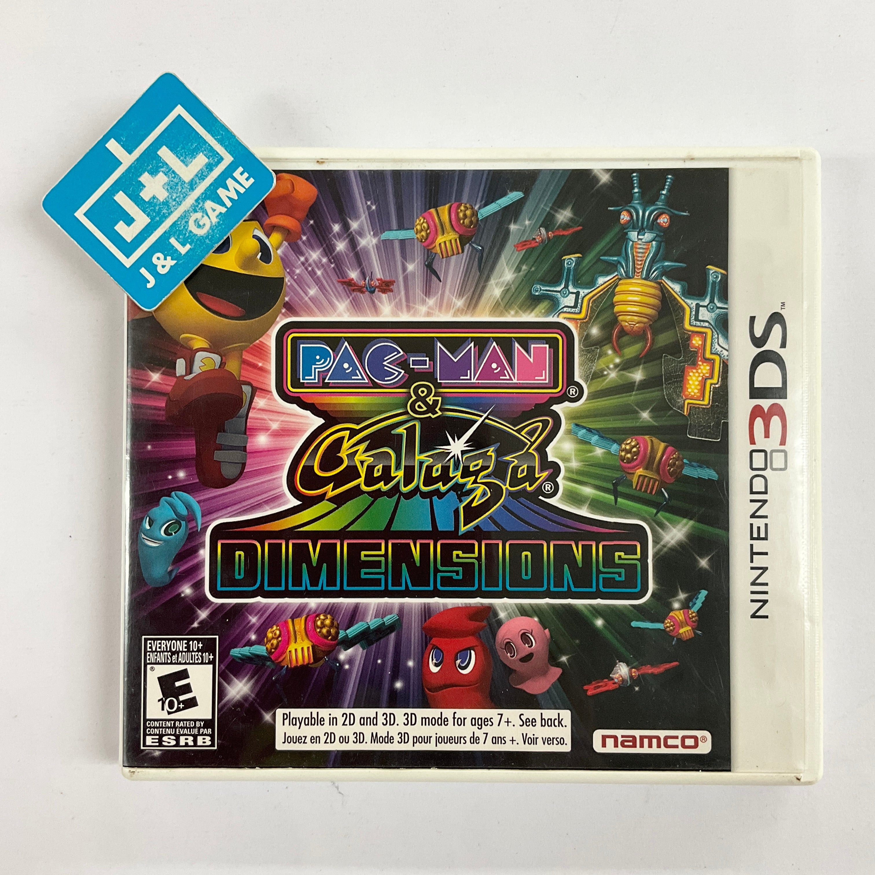 Pac-Man and Galaga Dimensions - Nintendo 3DS [Pre-Owned] Video Games BANDAI NAMCO Entertainment   