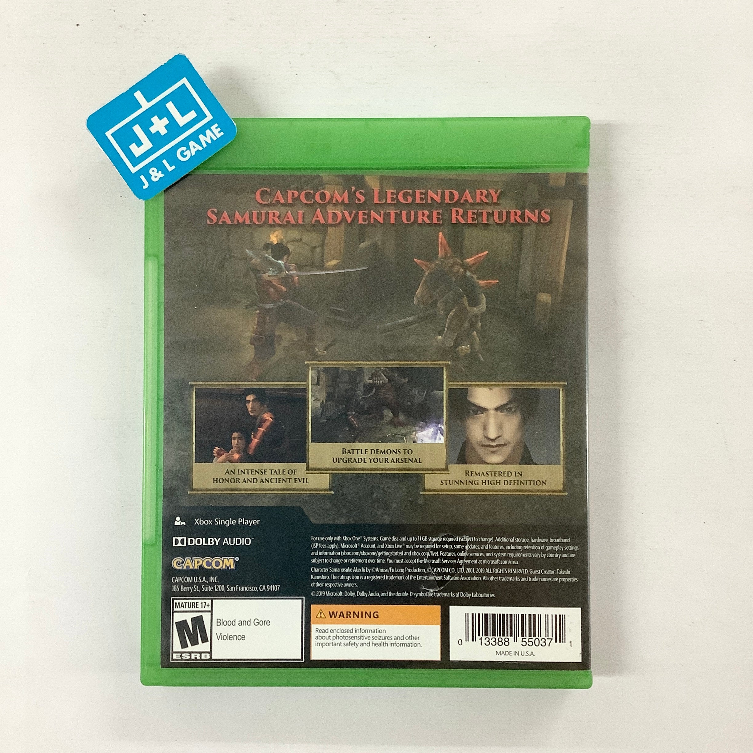 Onimusha: Warlords - (XB1) Xbox One [Pre-Owned] Video Games Capcom   