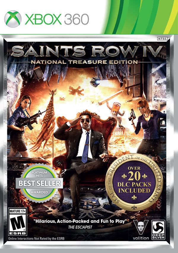 Saints Row IV: National Treasure Edition - Xbox 360 [Pre-Owned] Video Games Deep Silver   