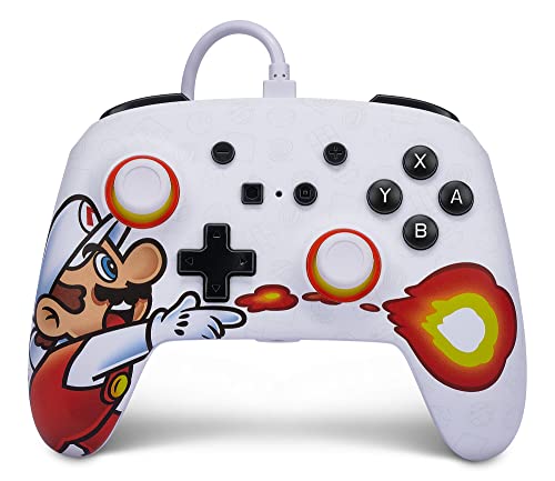 PowerA Enhanced Wired Controller and Slim Case (Mario Fireball) - (NSW) Nintendo Switch Accessories PowerA   