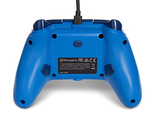 PowerA Enhanced Wired Controller (Blue) - (XSX) Xbox Series X Video Games PowerA   