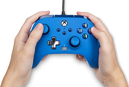 PowerA Enhanced Wired Controller (Blue) - (XSX) Xbox Series X Video Games PowerA   