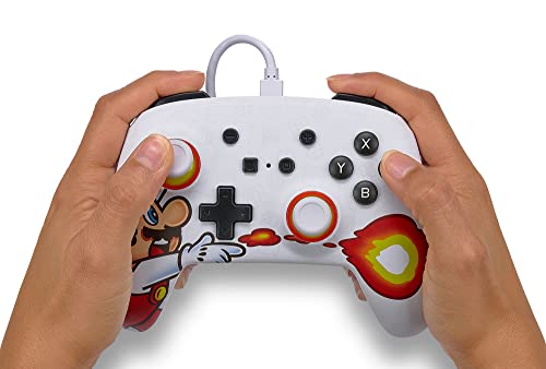 PowerA Enhanced Wired Controller and Slim Case (Mario Fireball) - (NSW) Nintendo Switch Accessories PowerA   