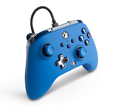 PowerA Enhanced Wired Controller (Blue) - (XSX) Xbox Series X Video Games PowerA   