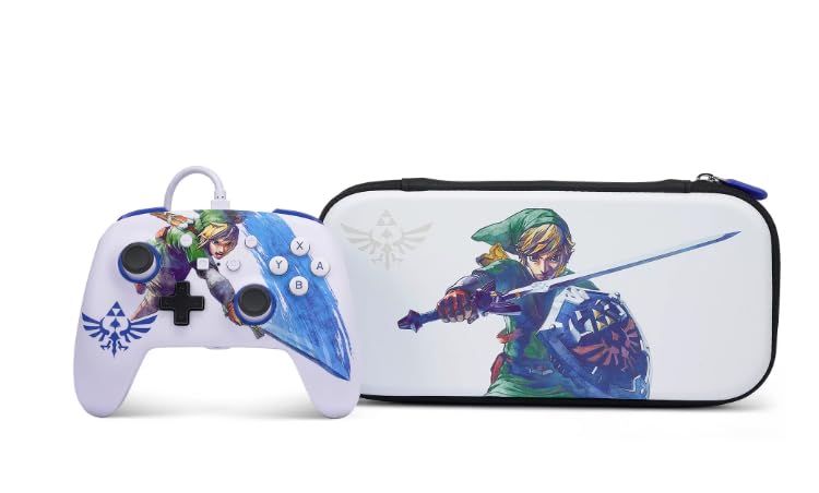 PowerA Enhanced Wired Controller and Slim Case (The Legend of Zelda) - (NSW) Nintendo Switch Video Games PowerA   