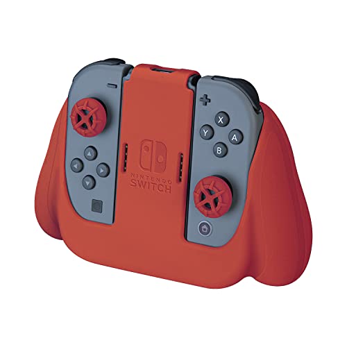 Nintendo Switch Joy-Con Action Pack Grip and Thumb Buttons – Red Textured Silicone - (NSW) Nintendo Switch Accessories RDS Industries   