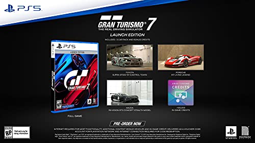 Gran Turismo 7 Launch Edition - (PS4) PlayStation 4 [Pre-Owned] Video Games PlayStation   