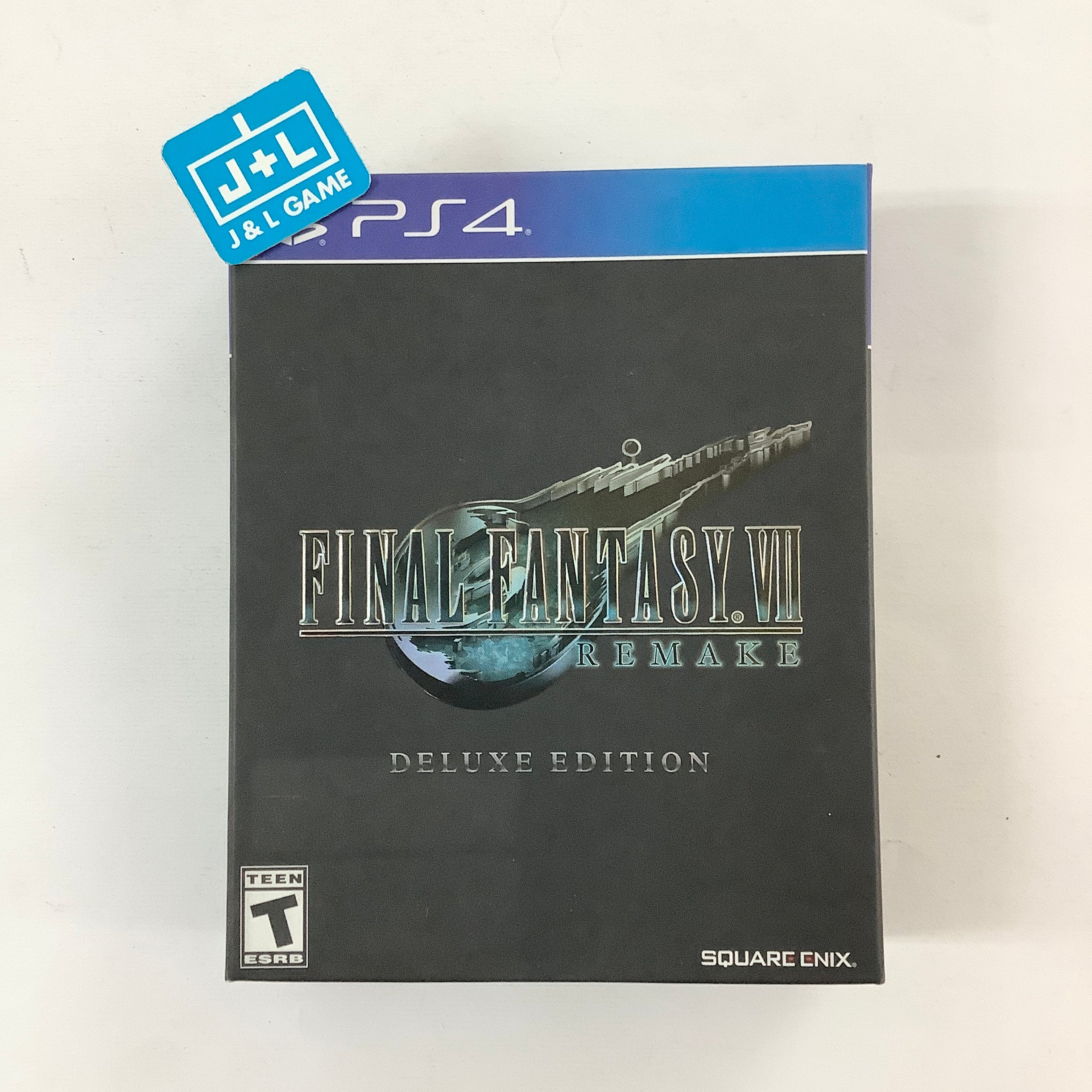 Final Fantasy VII Remake (Deluxe Edition) - (PS4) PlayStation 4 [Pre-Owned] Video Games Square Enix   