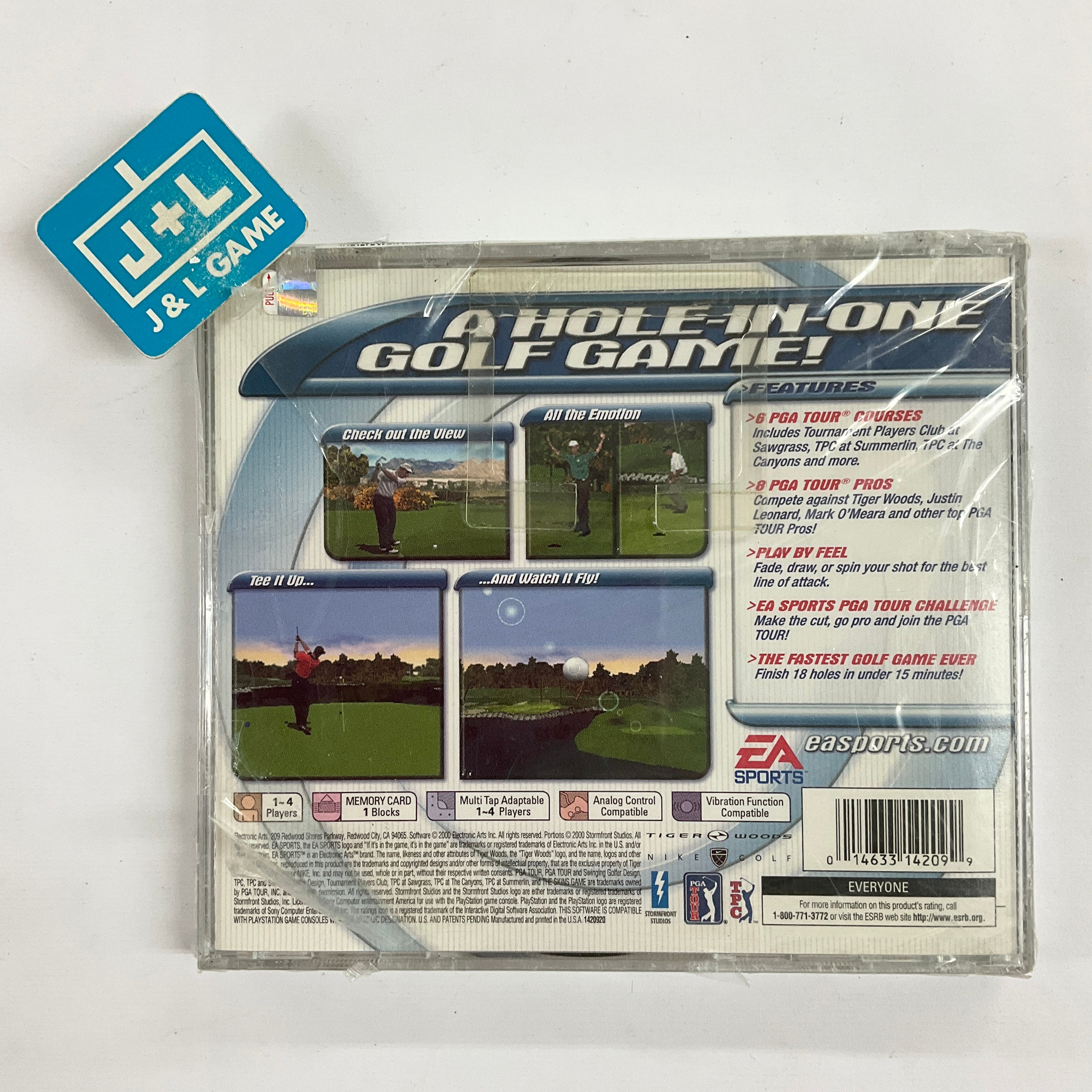 Tiger Woods PGA Tour Golf - (PS1) PlayStation 1 Video Games EA Sports   