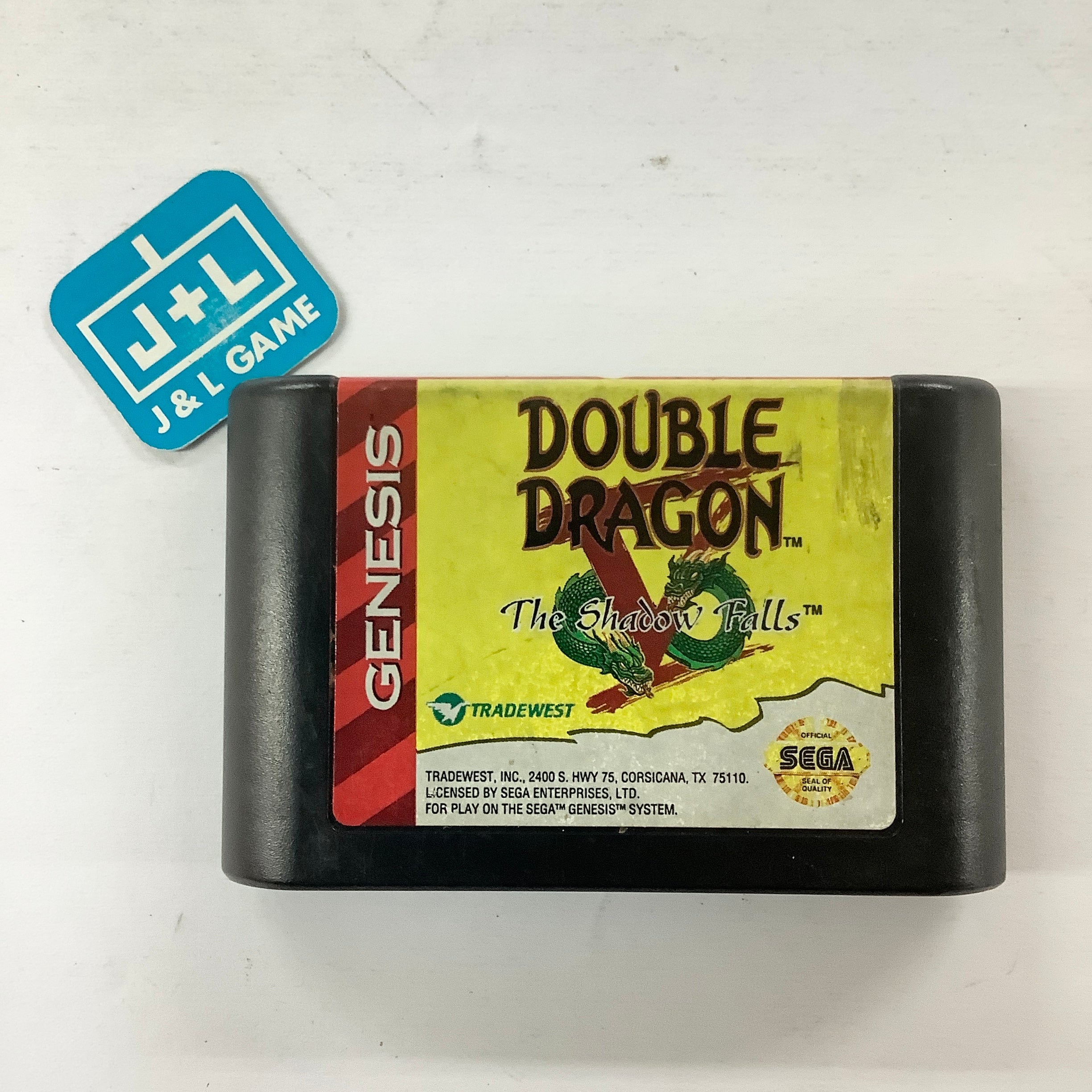 Double Dragon V: The Shadow Falls - (SG) SEGA Genesis [Pre-Owned] Video Games Tradewest   