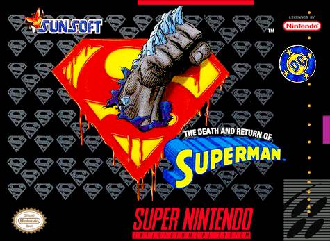 The Death and Return of Superman - (SNES) Super Nintendo [Pre-Owned] Video Games SunSoft   