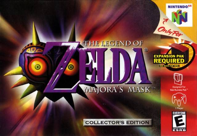 The Legend of Zelda: Majora's Mask Collector's Edition (Hologram 3D Label) - (N64) Nintendo 64 [Pre-Owned] Video Games Nintendo   