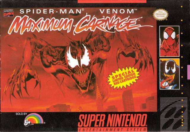 Spider-Man & Venom: Maximum Carnage (Gray) - (SNES) Super Nintendo [Pre-Owned] Video Games LJN Ltd.   