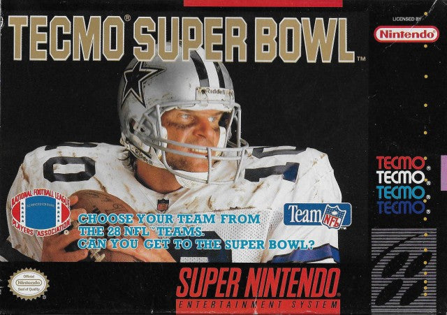 Tecmo Super Bowl - (SNES) Super Nintendo [Pre-Owned] Video Games Tecmo   