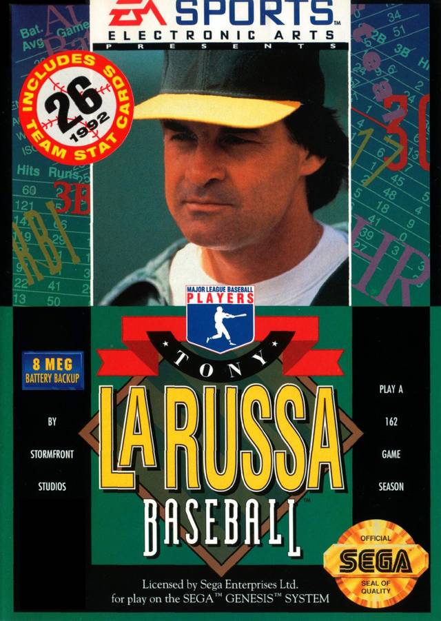 Tony La Russa Baseball - (SG) SEGA Genesis [Pre-Owned] Video Games EA Sports   