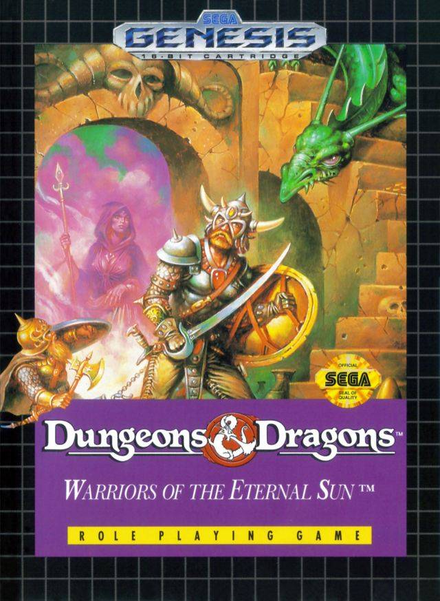 Dungeons & Dragons: Warriors of the Eternal Sun - (SG) Sega Genesis [Pre-Owned] Video Games SEGA   