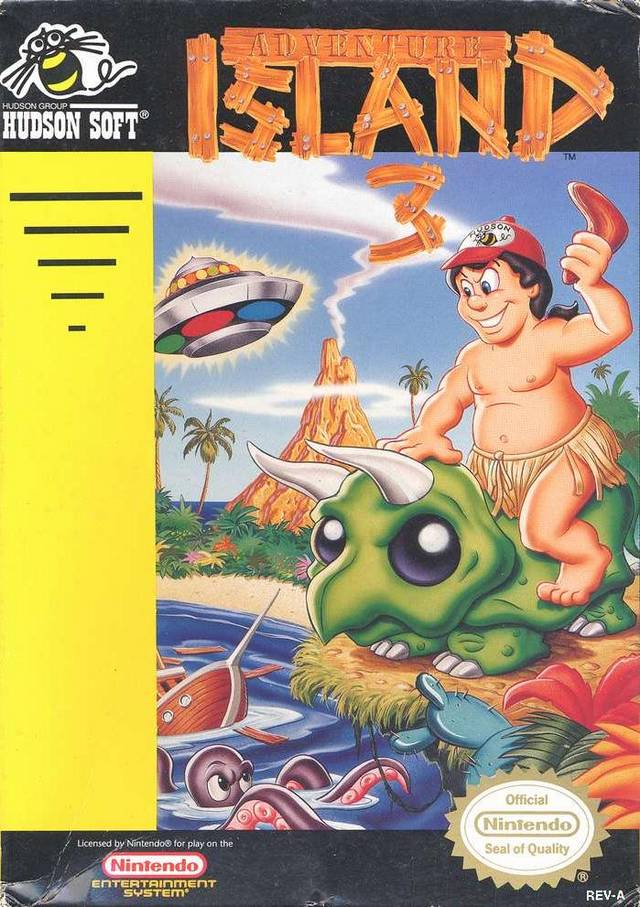 Adventure Island 3 - (NES) Nintendo Entertainment System [Pre-Owned] Video Games Hudson   