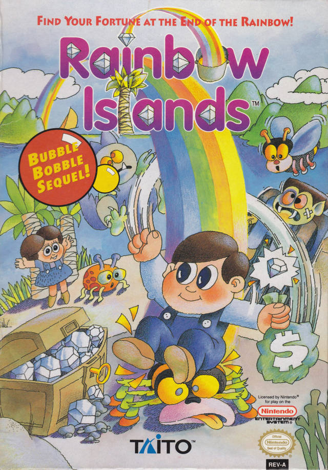 Rainbow Islands - (NES) Nintendo Entertainment System [Pre-Owned] Video Games Taito Corporation   