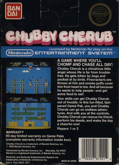 Chubby Cherub - (NES) Nintendo Entertainment System [Pre-Owned] Video Games Bandai   