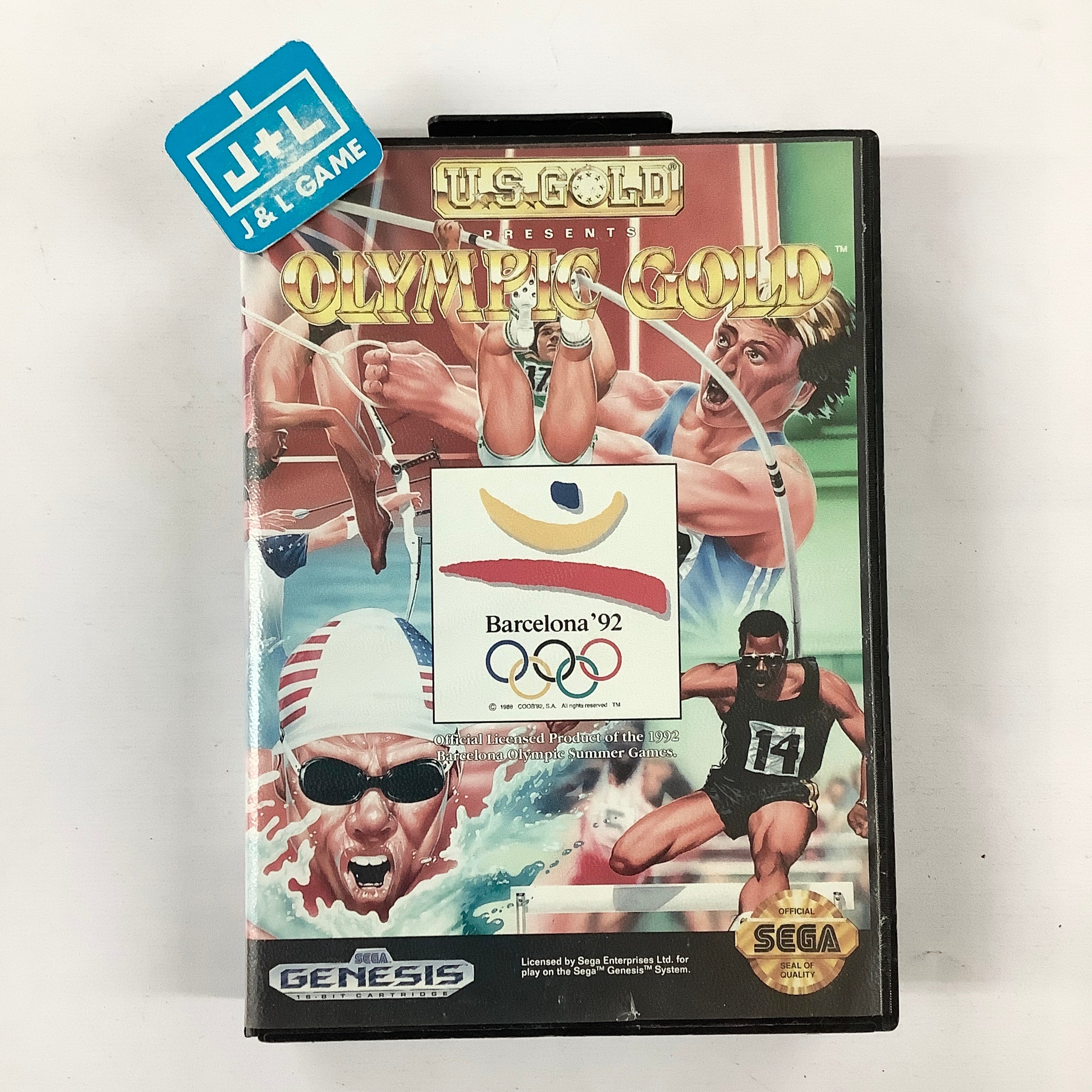 Olympic Gold: Barcelona '92 - (SG) SEGA Genesis [Pre-Owned] Video Games U.S. Gold   