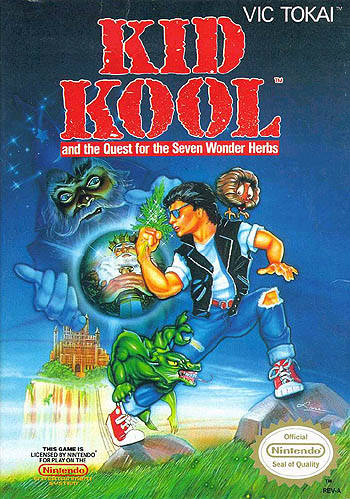 Kid Kool and the Quest for the Seven Wonder Herbs - (NES) Nintendo Entertainment System [Pre-Owned] Video Games Vic Tokai, Inc.   