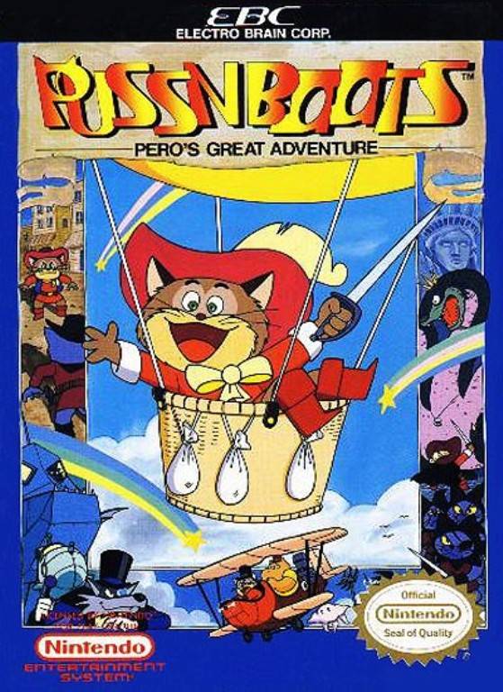 Puss 'N Boots: Pero's Great Adventure - (NES) Nintendo Entertainment System [Pre-Owned] Video Games Electro Brain   