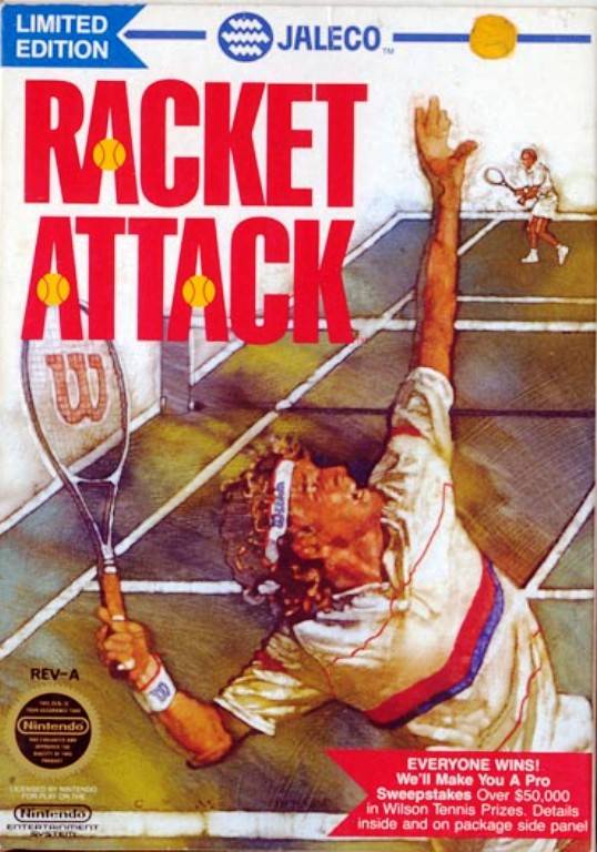 Racket Attack - (NES) Nintendo Entertainment System [Pre-Owned] Video Games Jaleco Entertainment   