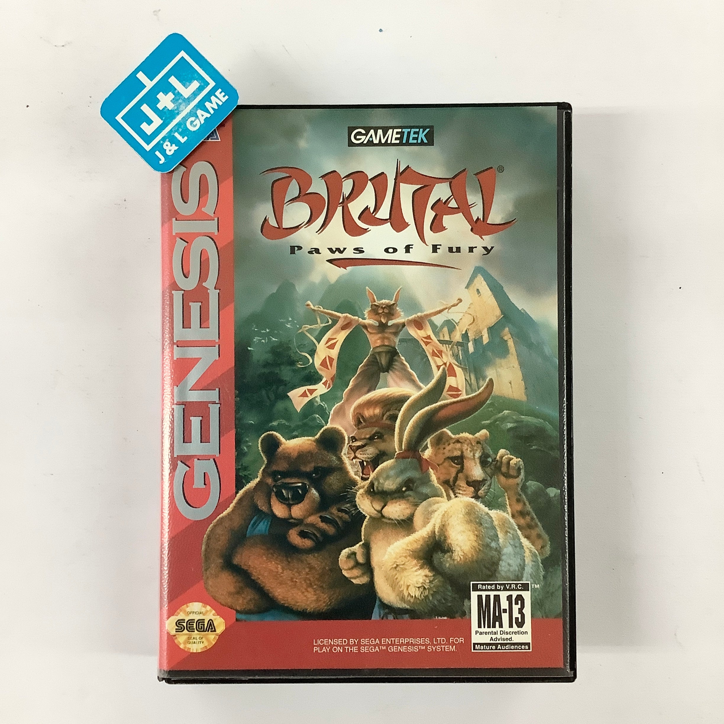 Brutal: Paws of Fury - (SG) SEGA Genesis [Pre-Owned] Video Games GT Interactive   