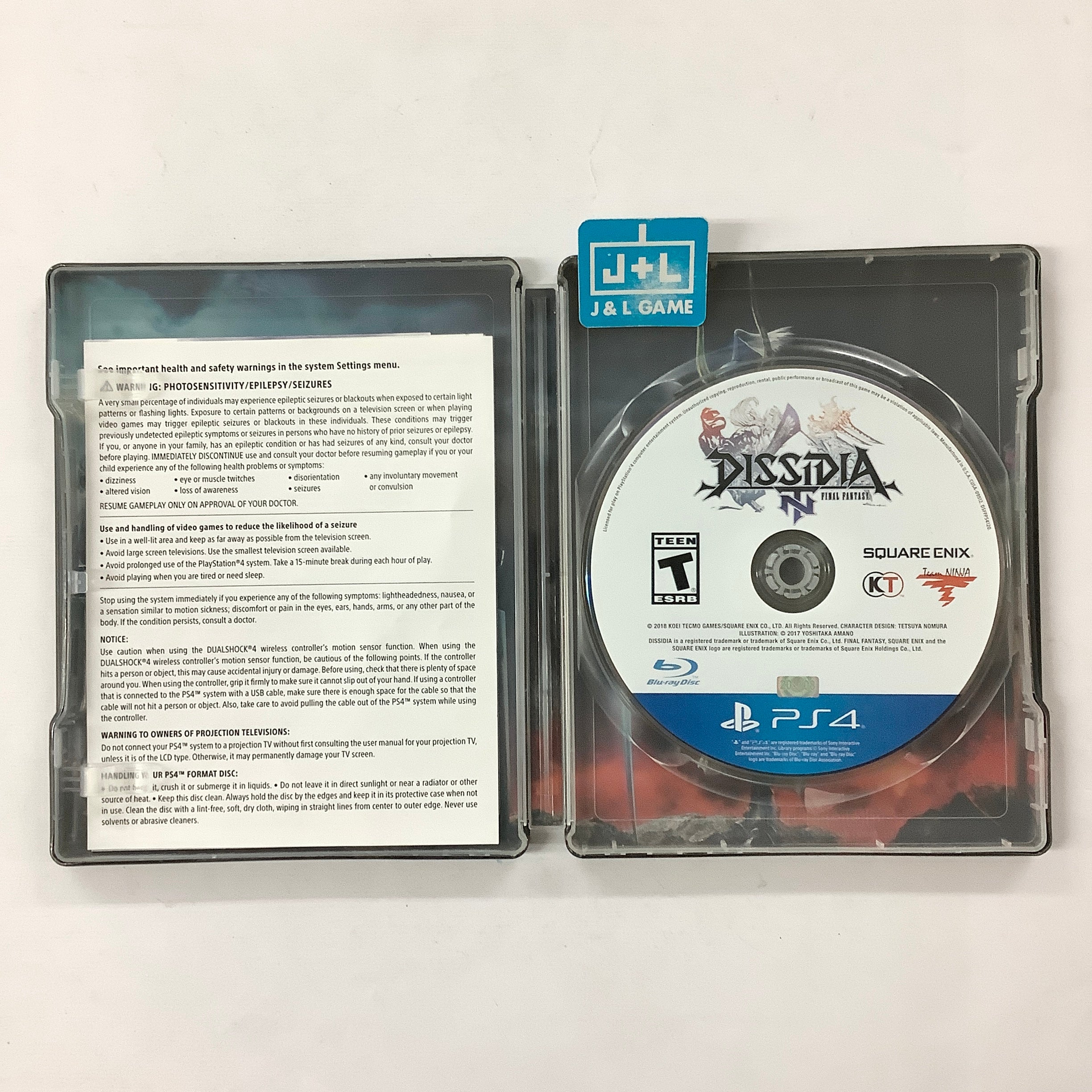 Dissidia: Final Fantasy NT (Steelbook Brawler Edition) - (PS4) PlayStation 4 [Pre-Owned] Video Games Square Enix   