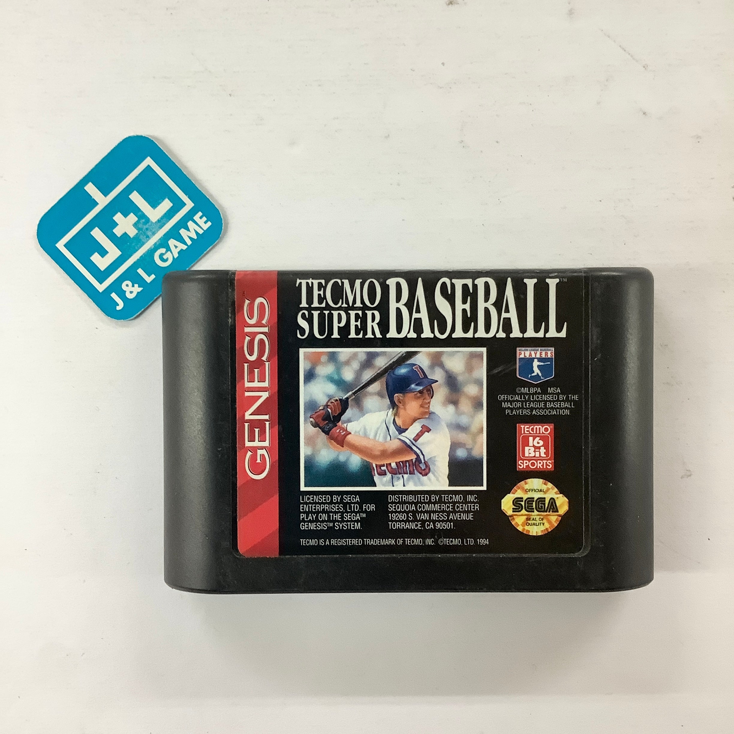 Tecmo Super Baseball - (SG) SEGA Genesis [Pre-Owned] Video Games Tecmo   