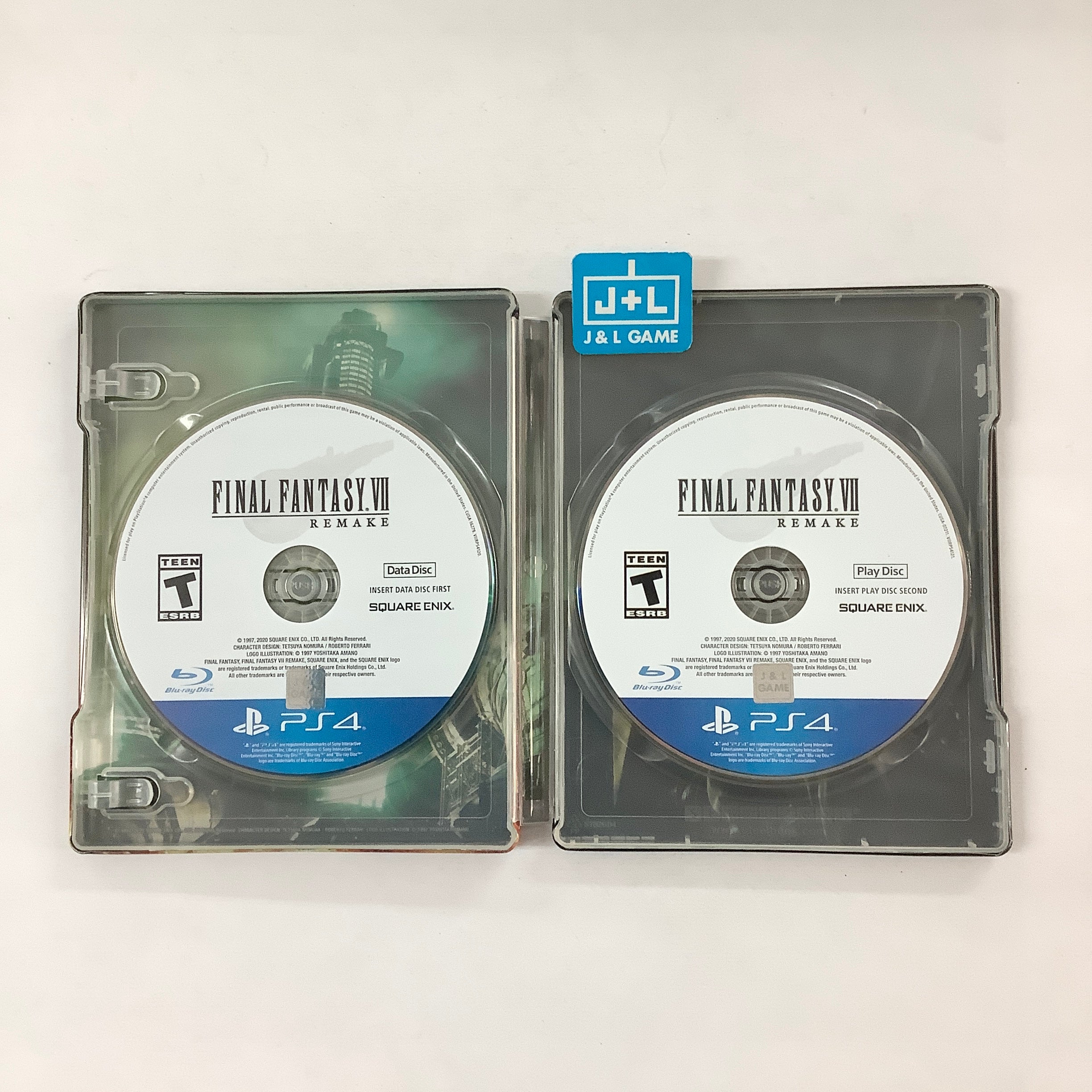 Final Fantasy VII Remake (Deluxe Edition) - (PS4) PlayStation 4 [Pre-Owned] Video Games Square Enix   