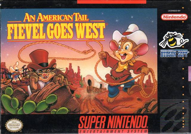 An American Tail: Fievel Goes West - (SNES) Super Nintendo [Pre-Owned] Video Games SunSoft   