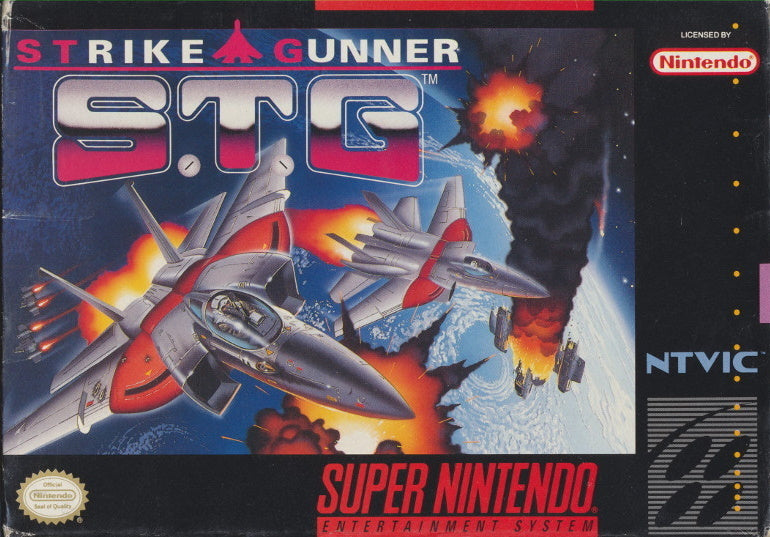 Strike Gunner S.T.G - (SNES) Super Nintendo [Pre-Owned] Video Games NTVIC   