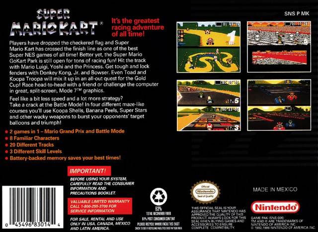 Super Mario Kart - (SNES) Super Nintendo [Pre-Owned] Video Games Nintendo   