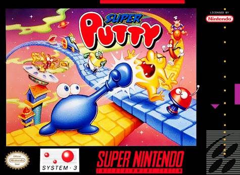 Super Putty - (SNES) Super Nintendo [Pre-Owned] Video Games U.S. Gold   