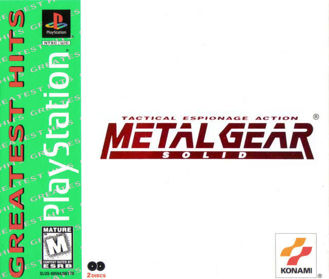 Metal Gear Solid (Greatest Hits) - (PS1) PlayStation 1 [Pre-Owned] Video Games Konami   