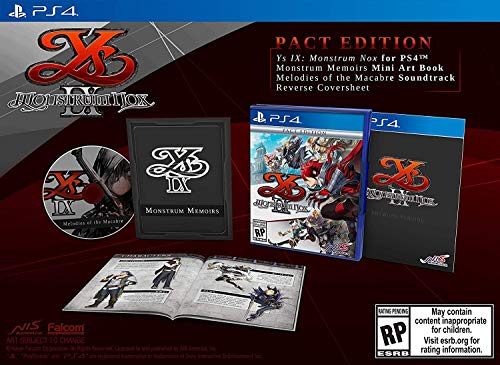 Ys Ix: Monstrom Nox - Pact Edition - (PS4) PlayStation 4 [Pre-Owned] Video Games NIS America   